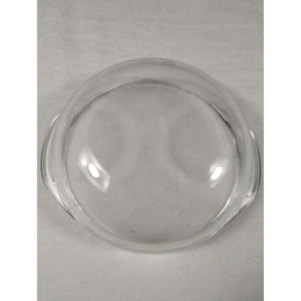 Set of 3 Vintage‎ Pyrex Clear Glass Round Casserole Dish